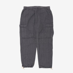 Seersucker Drawstring Trousers