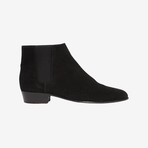 Black Suede Chelsea Boots