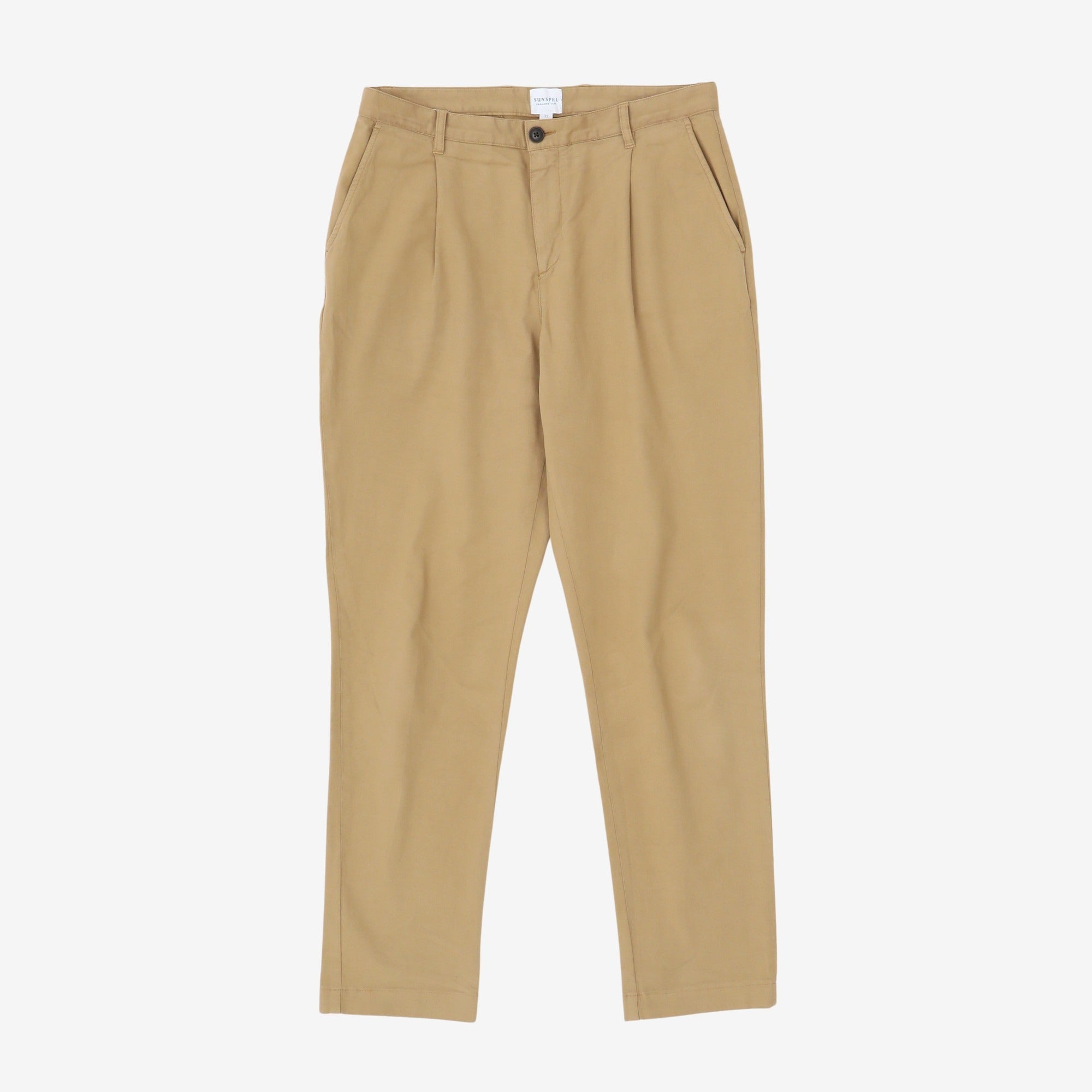 Pleated Chinos