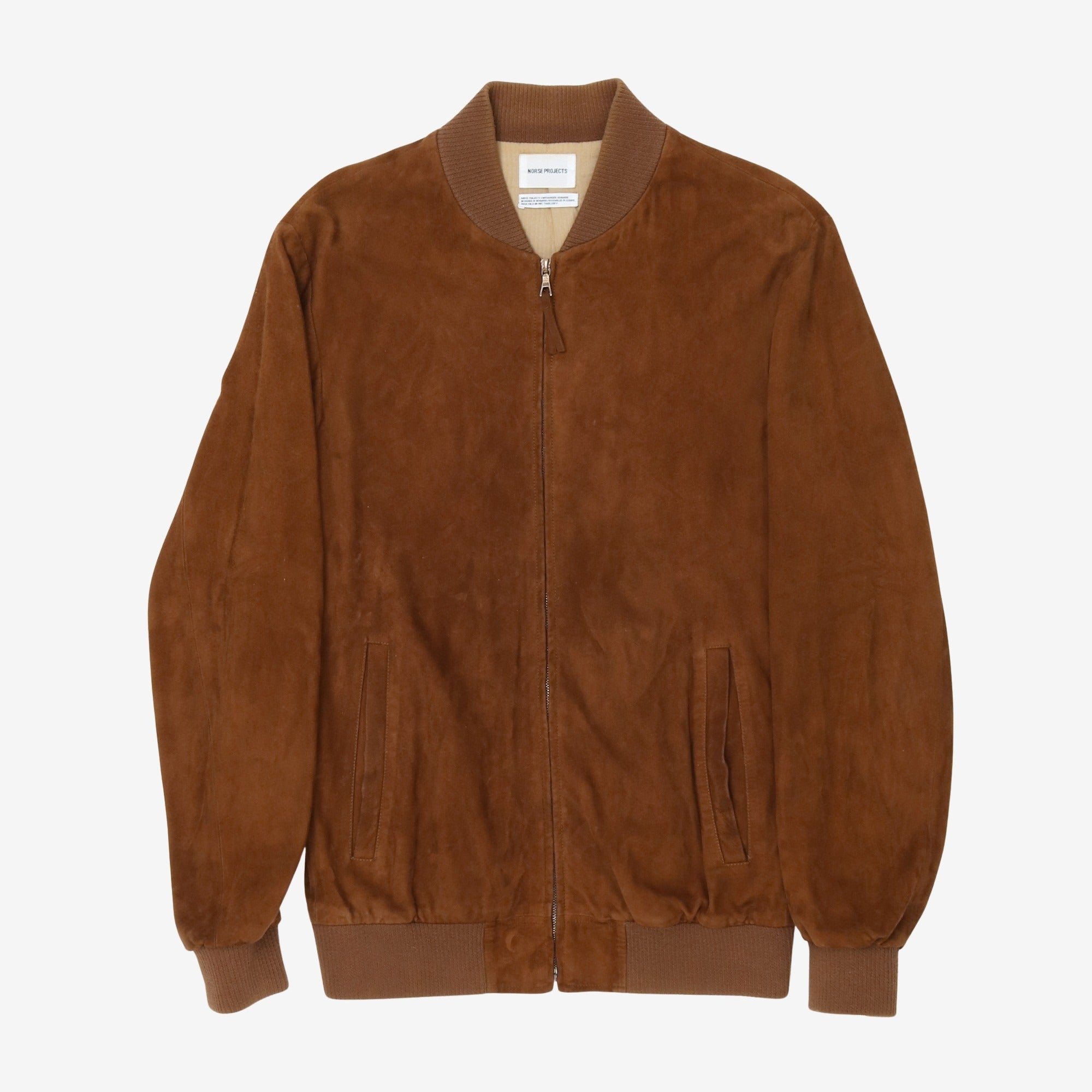 Hak Suede Bomber Jacket