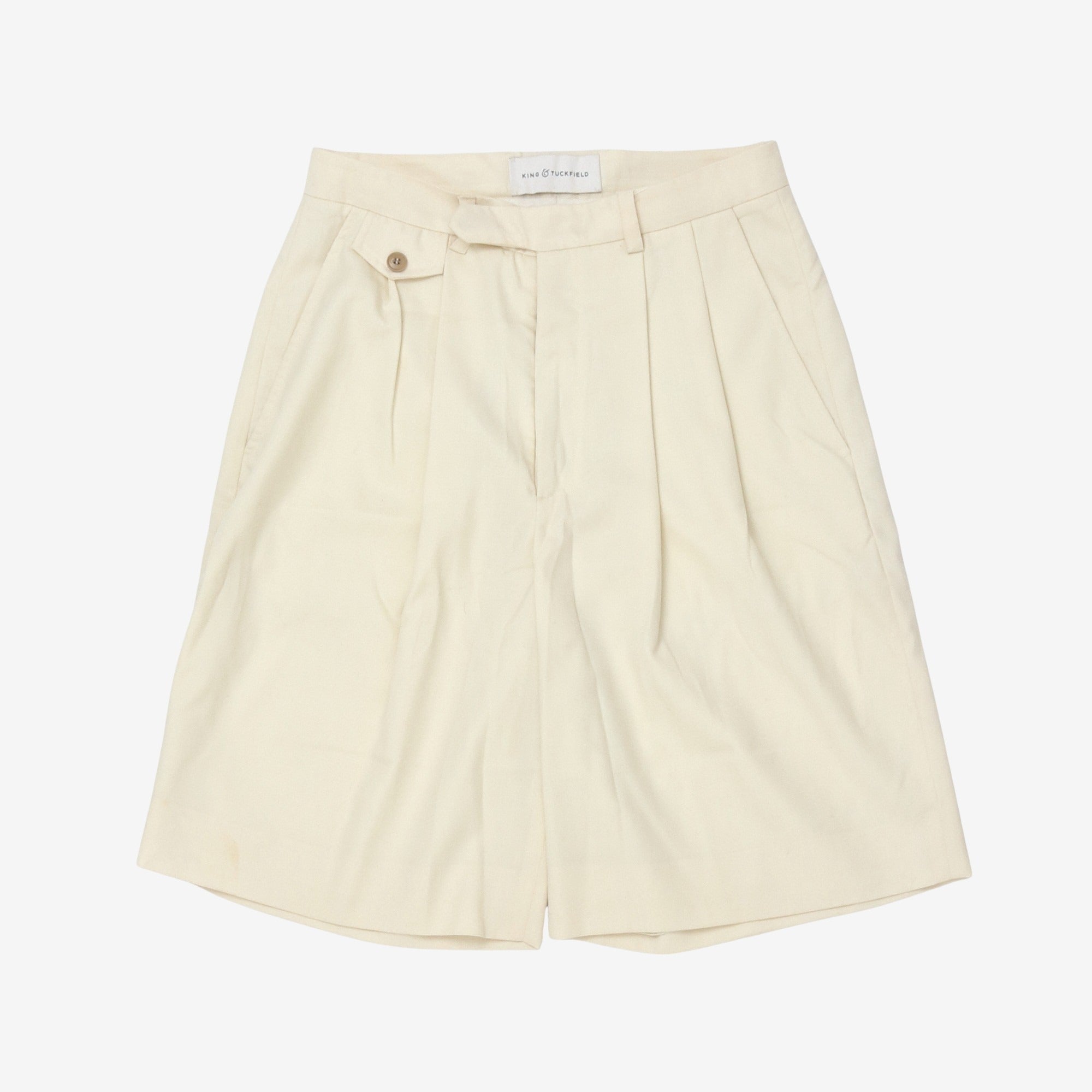 Wide Leg Pleated Chino