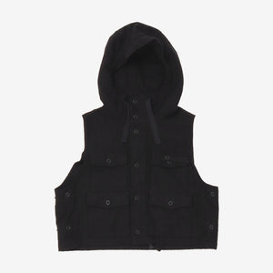 Hooded Short Vest