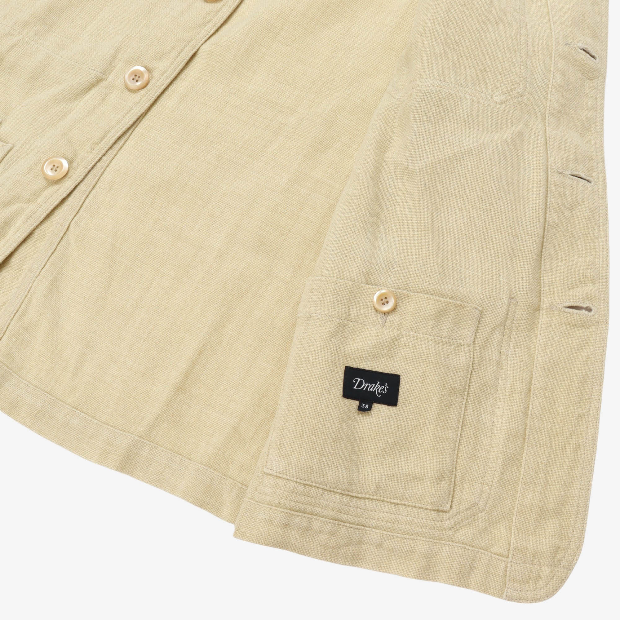 Linen Five Pocket Chore Jacket