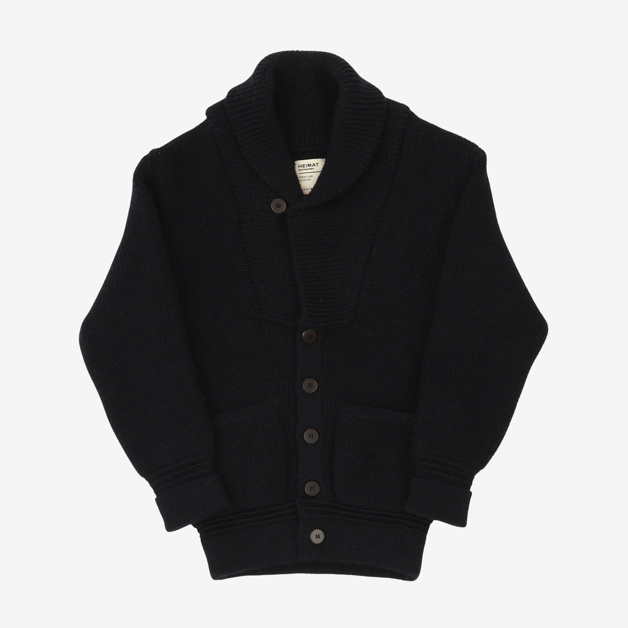 Wool Shawl Collar Cardigan