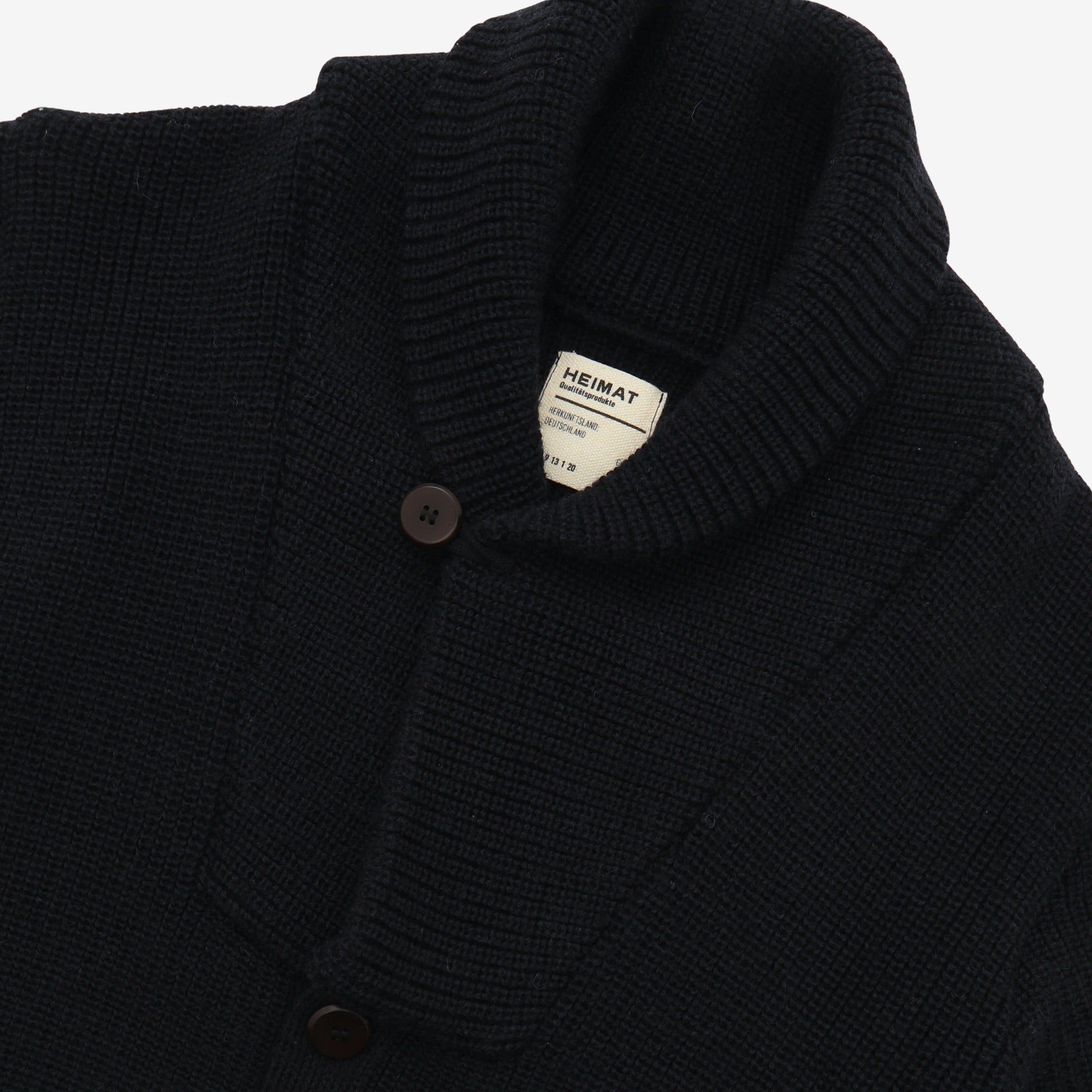 Wool Shawl Collar Cardigan