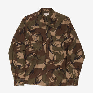 Camo Zip Shirt Jacket