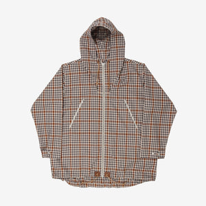 Stone Check Zip Up Smock