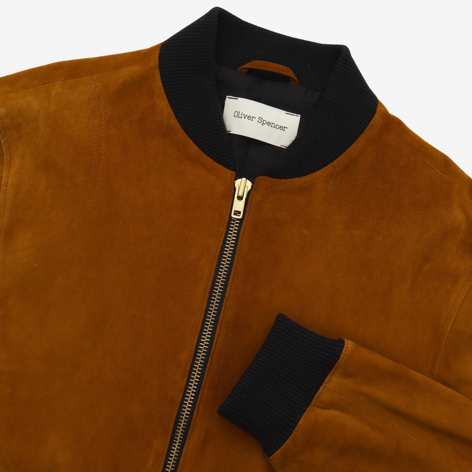 Suede Bermondsey Bomber Jacket