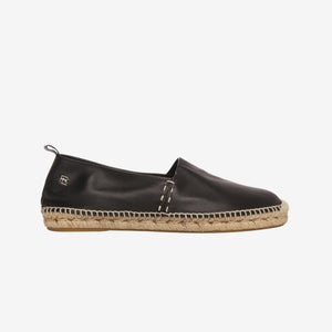 Purple Label Leather Espadrilles