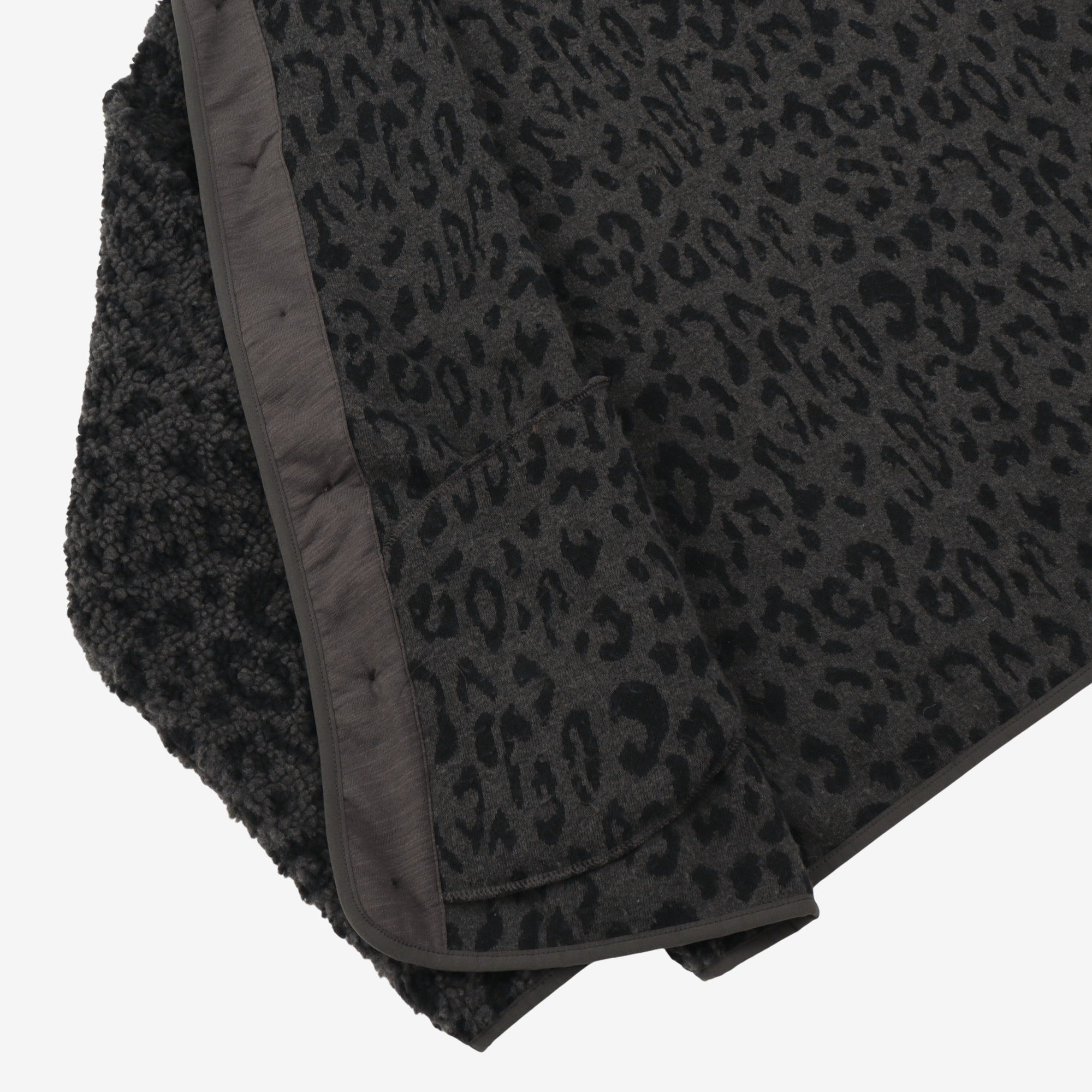 Leopard Print Shawl Fleece