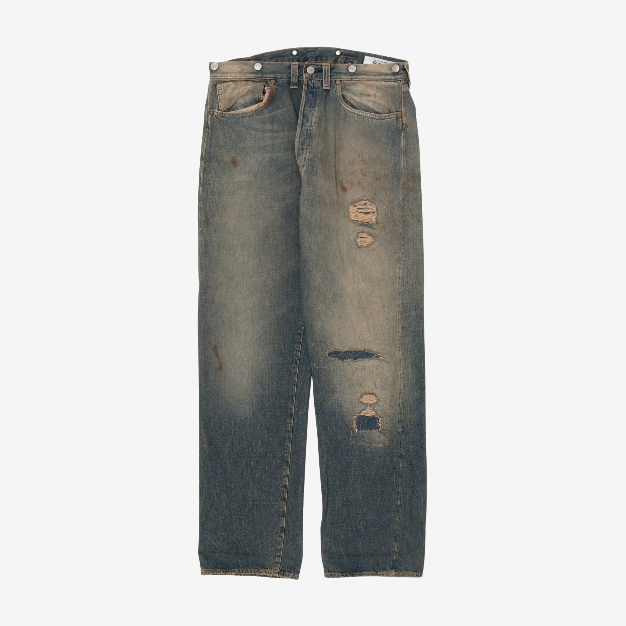 Distressed Selvedge Denim