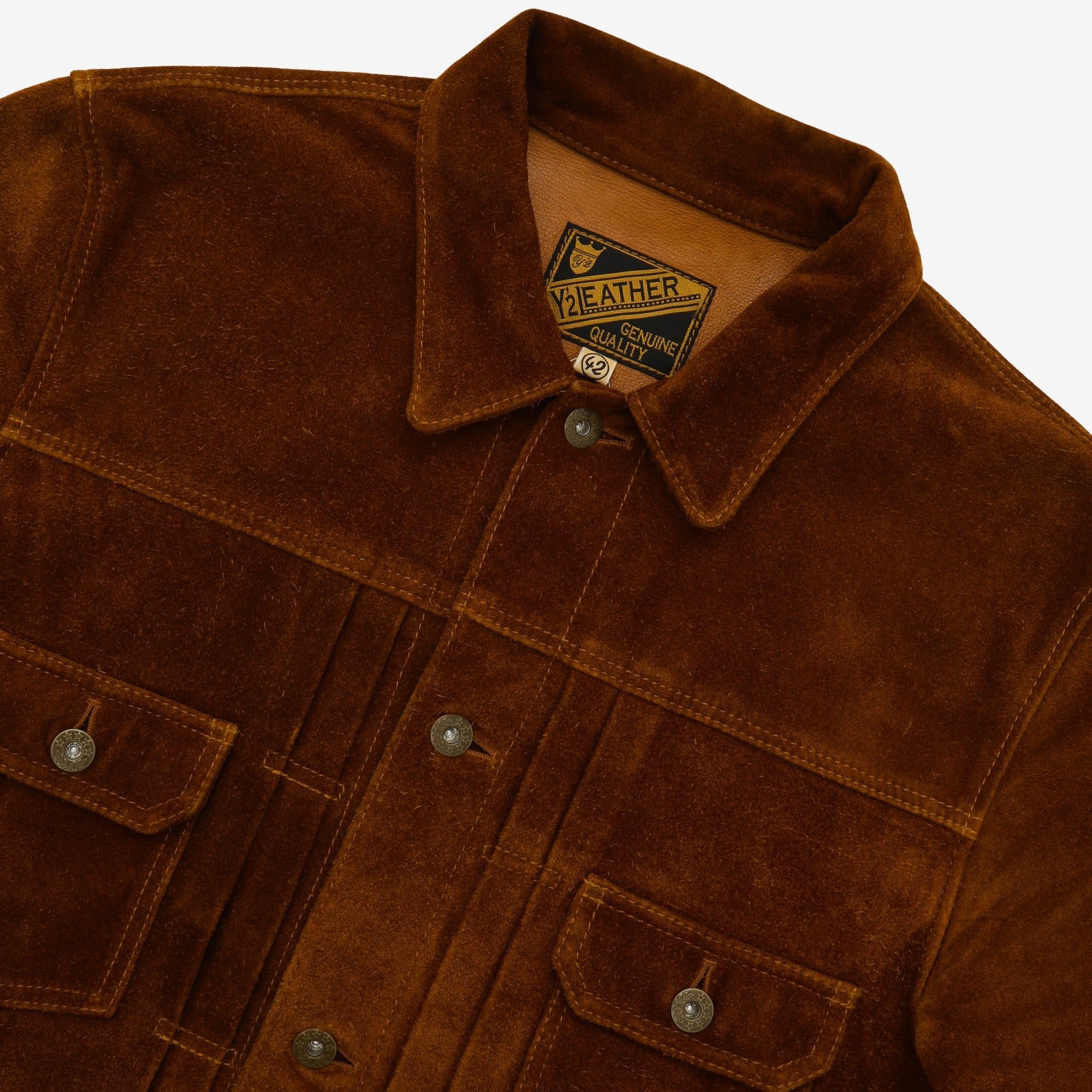 Suede Trucker Jacket