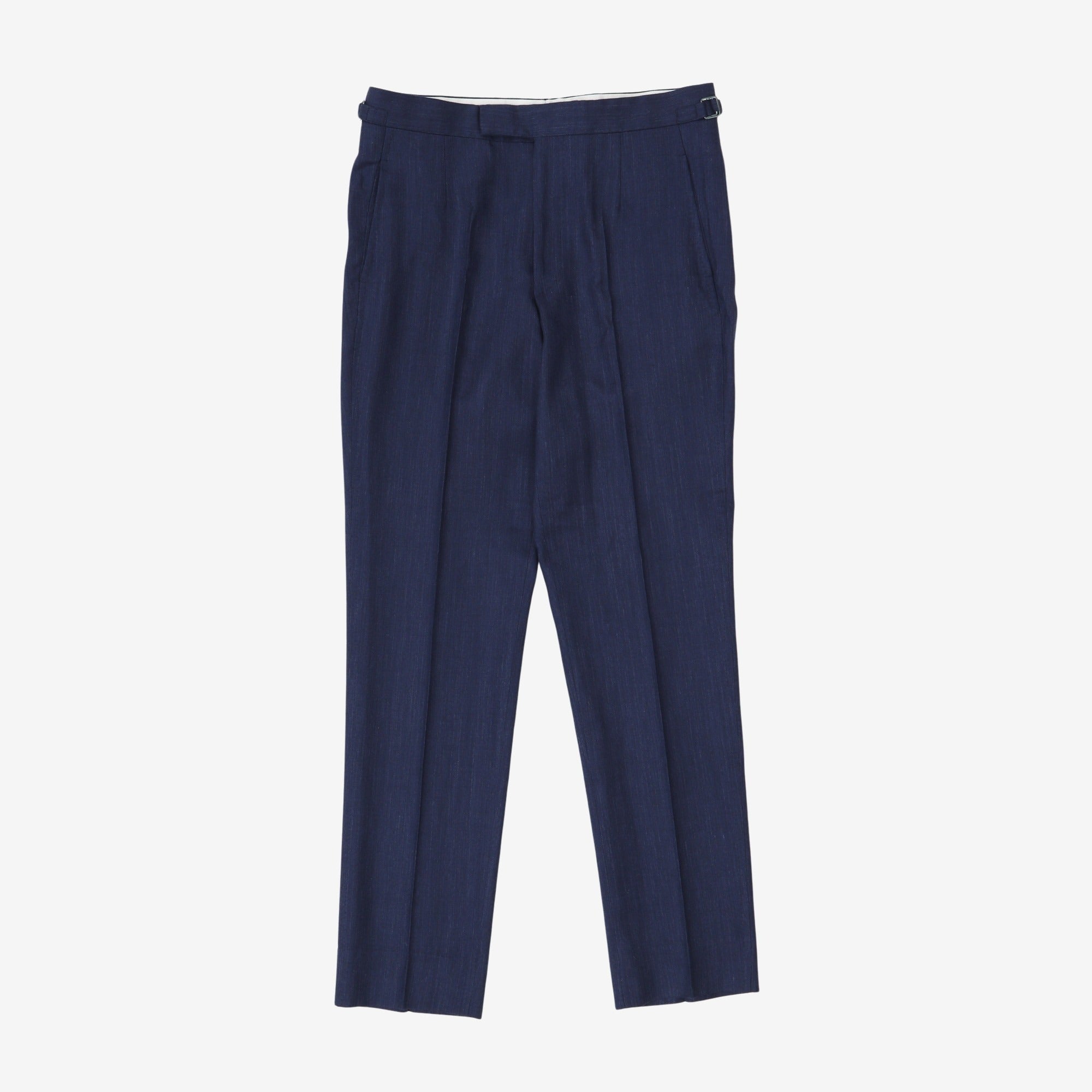 Silk Wool Blend Trousers