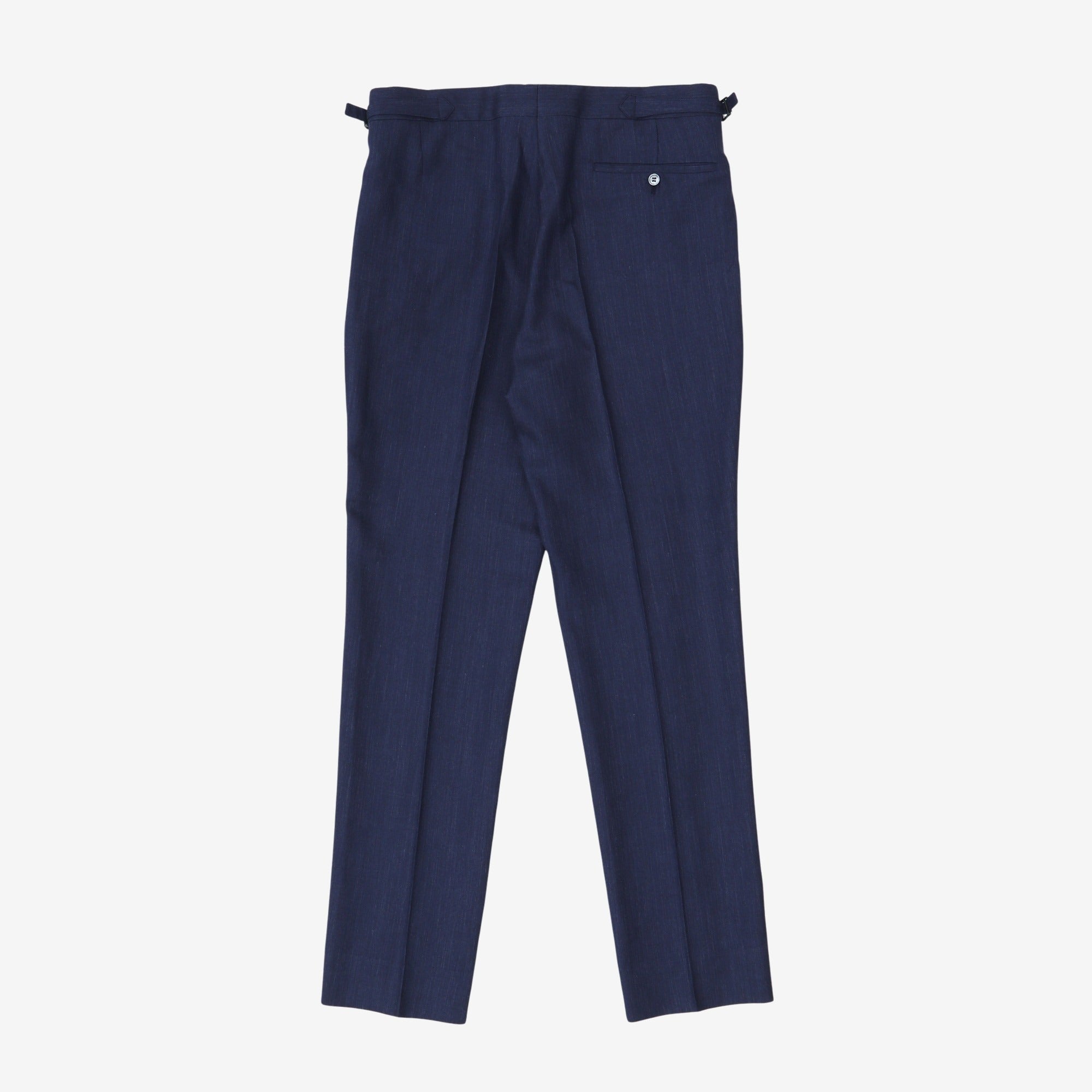 Silk Wool Blend Trousers