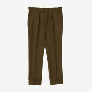 Pleated Wool Trousers