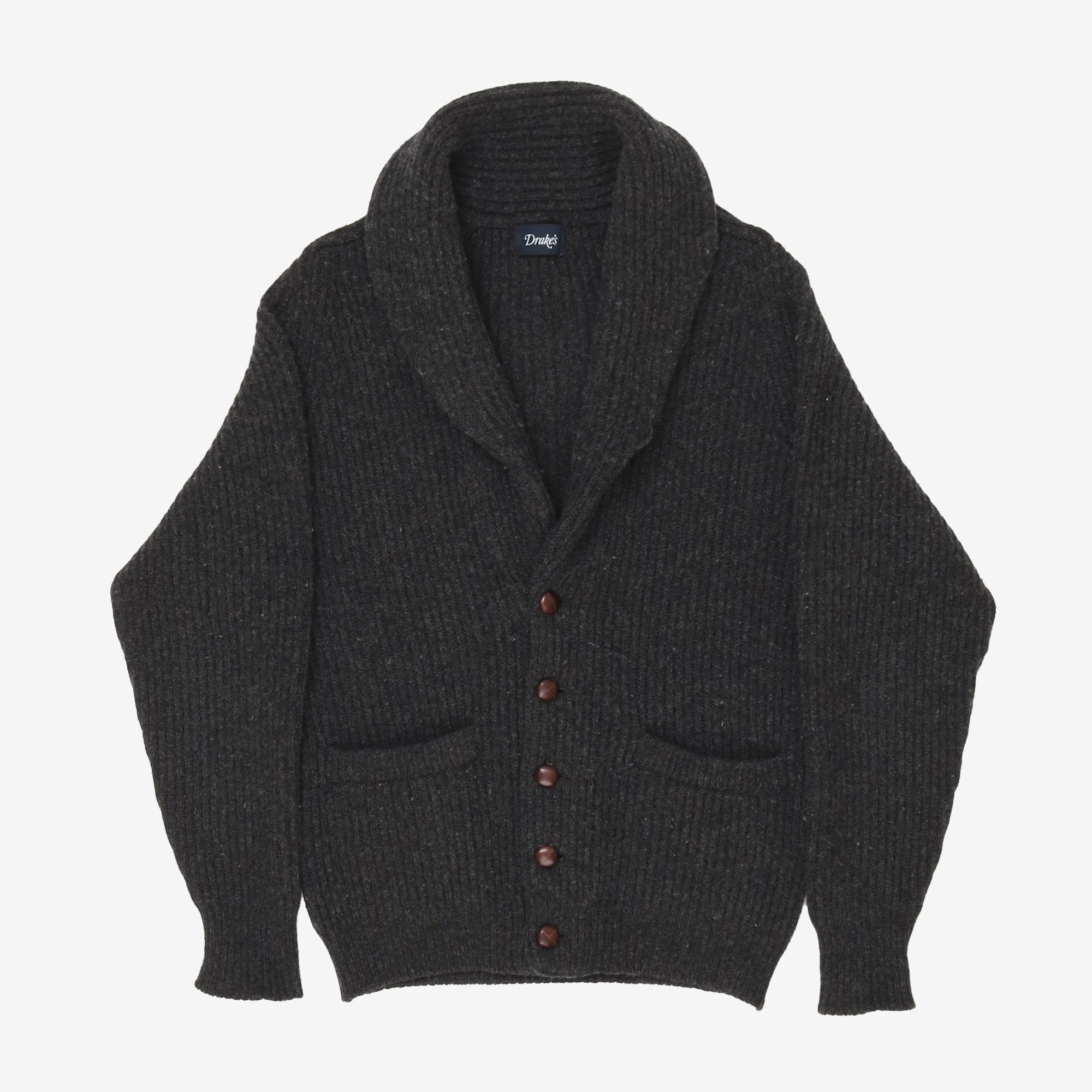 Lambswool Shawl Collar Cardigan