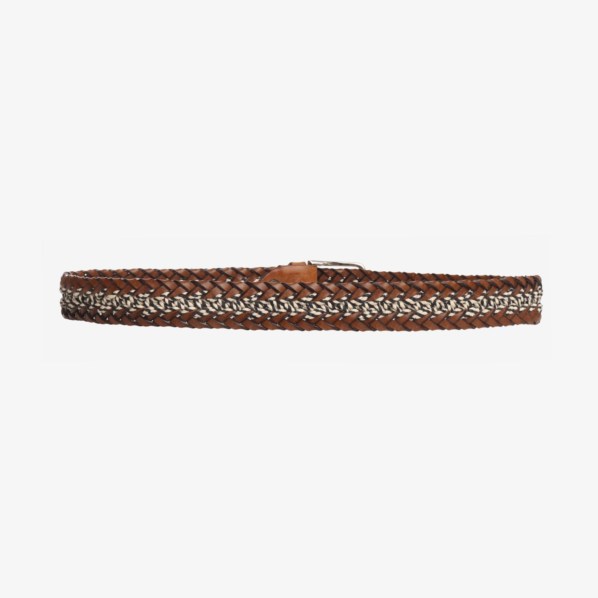 Leather Pleated Belt