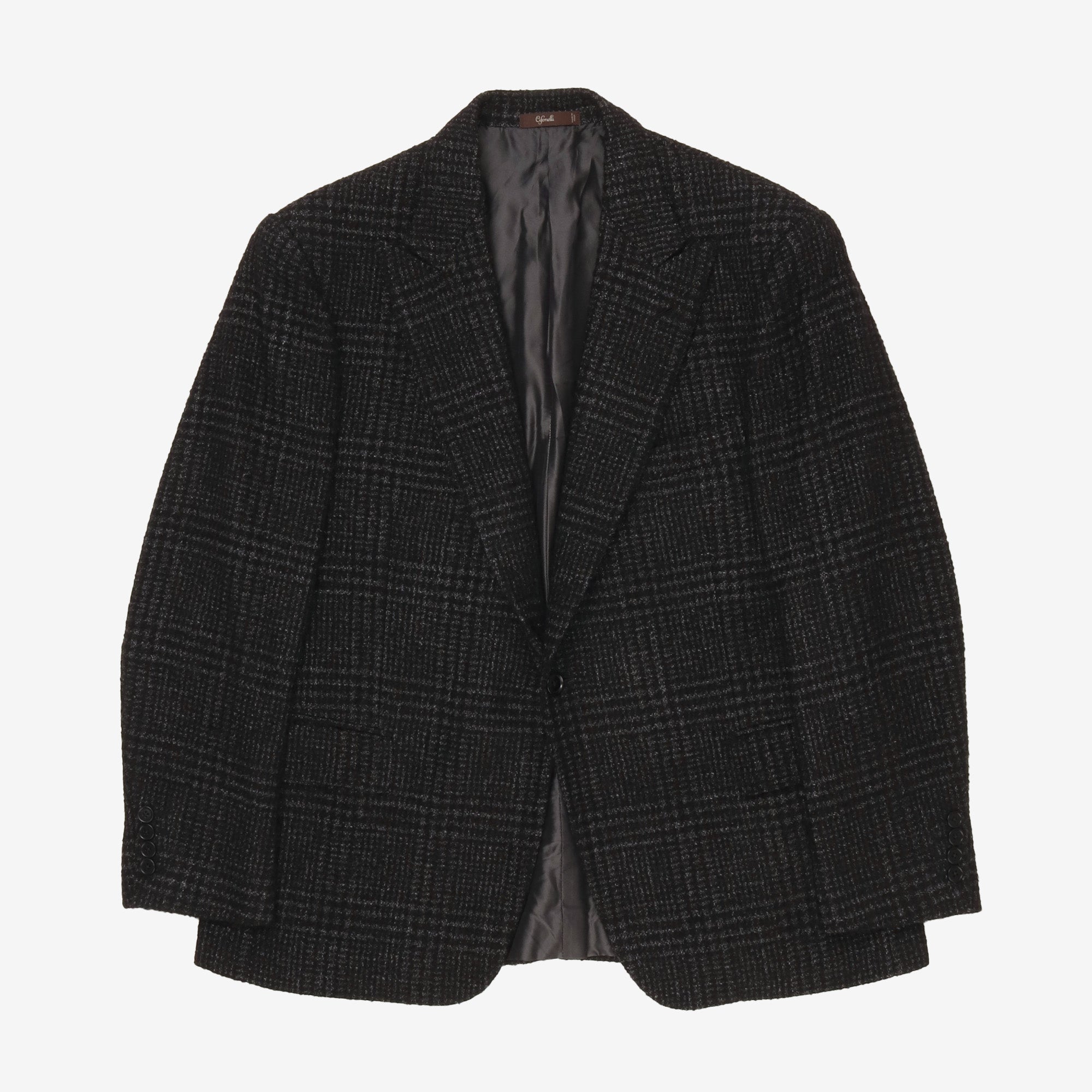 Check Wool Blazer