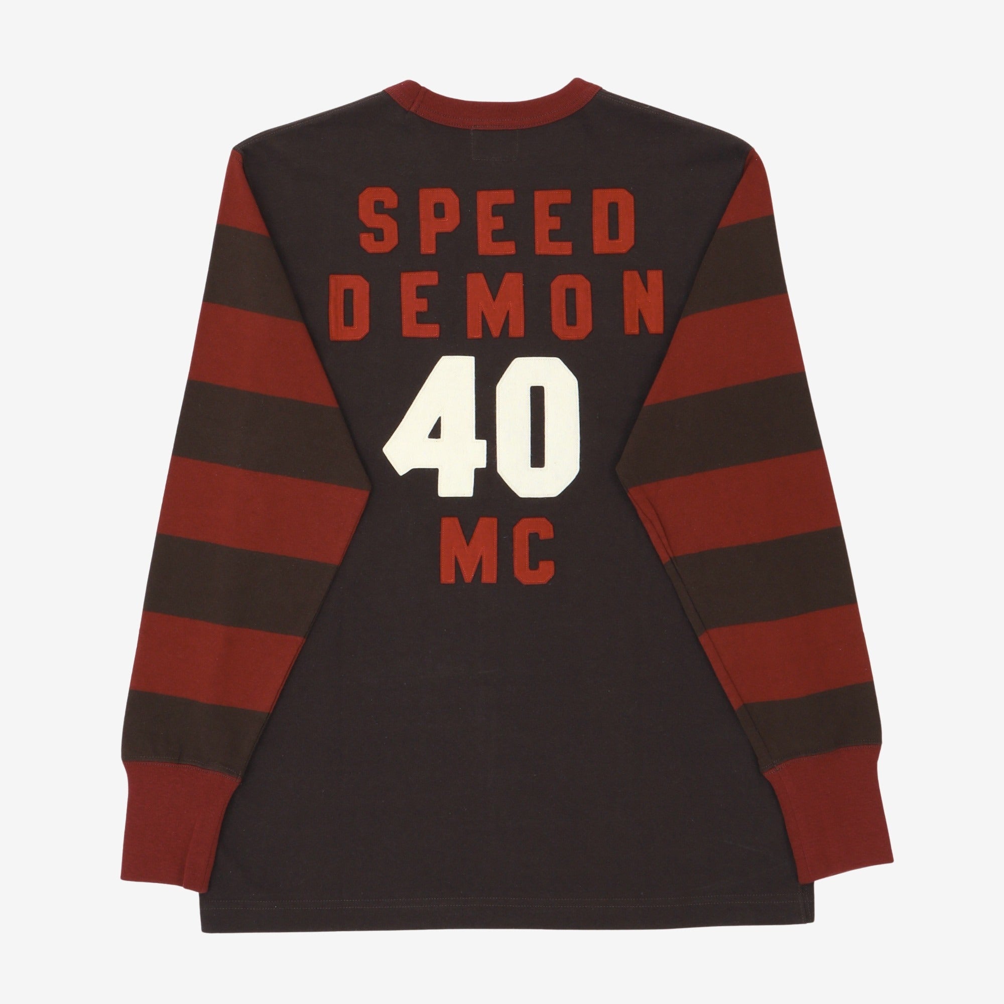 Power Wear 1940 Speed Demon Stripe LS Tee