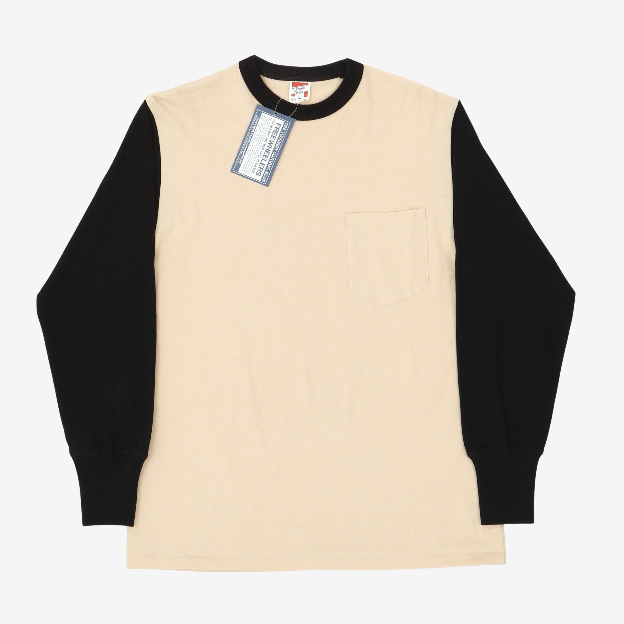 Power Wear 2-Tone Special LS Pocket Tee