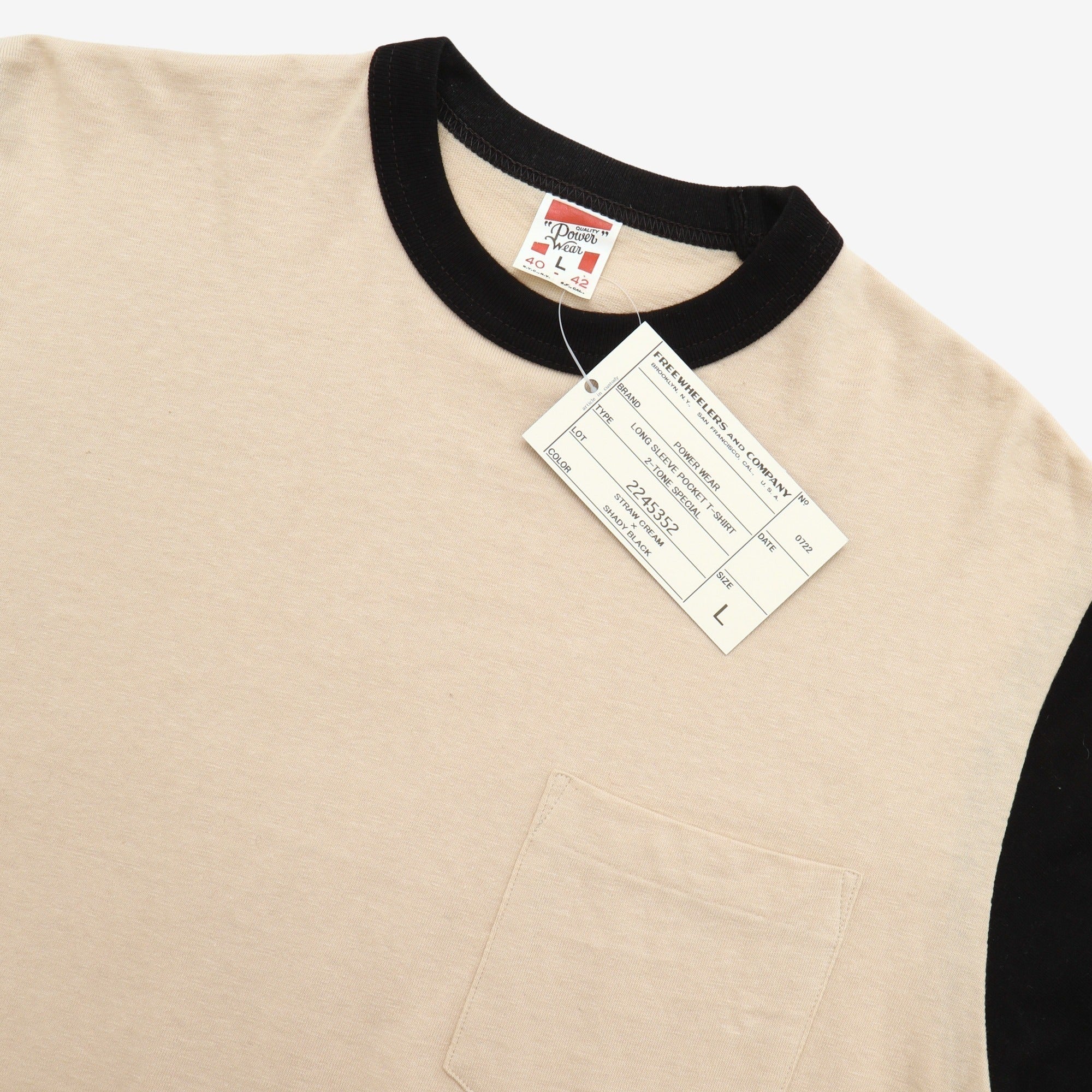 Power Wear 2-Tone Special LS Pocket Tee