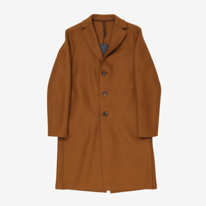 Pressed Wool Overcoat