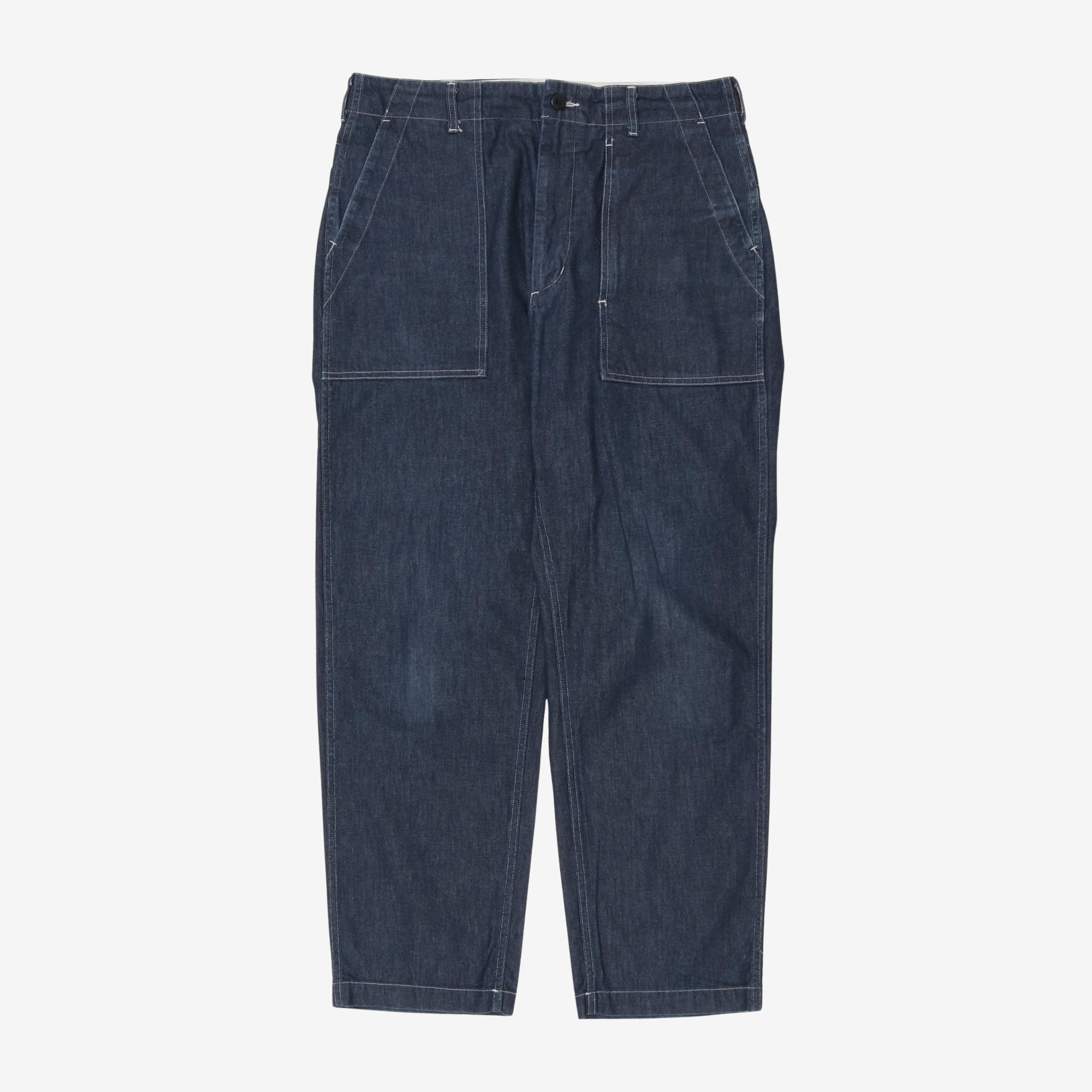 Denim Fatigue Pants