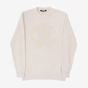 Wool Knit Logo Sweater