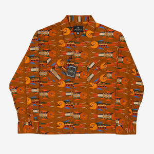 Multi Fish Print Overshirt