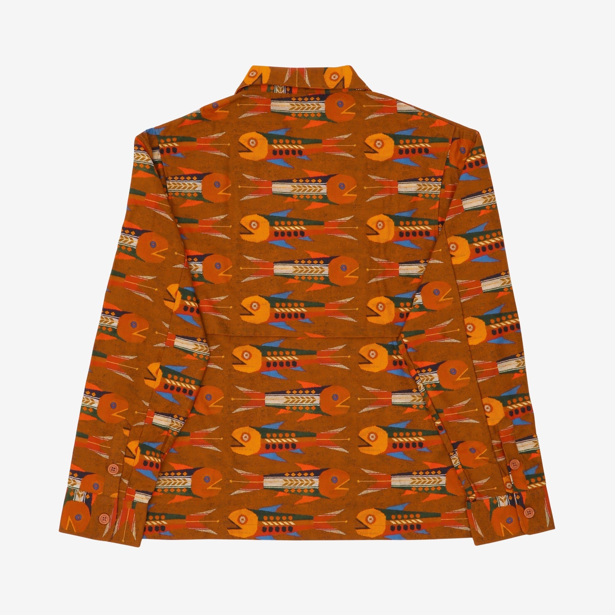 Multi Fish Print Overshirt