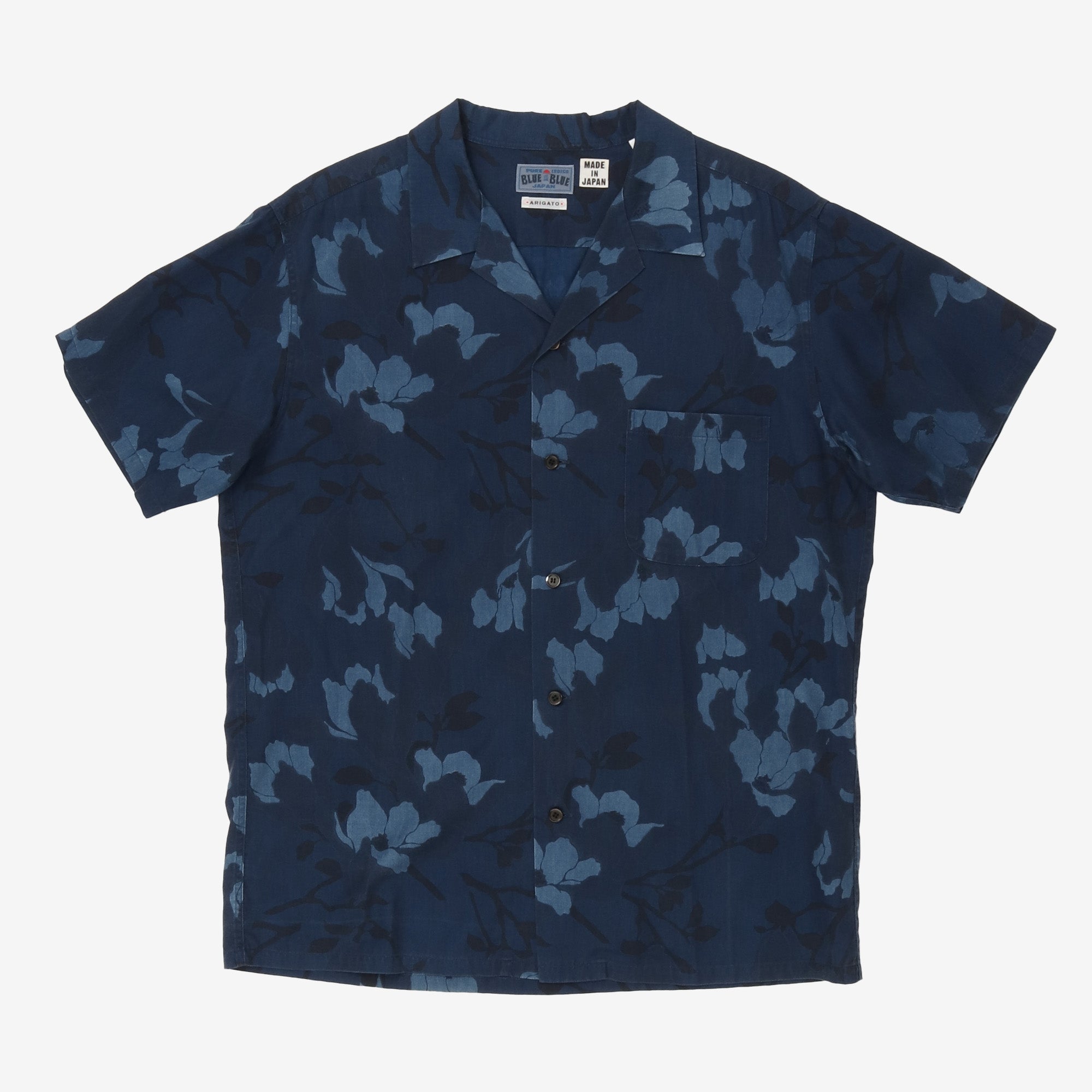 Indigo Flower Shirt