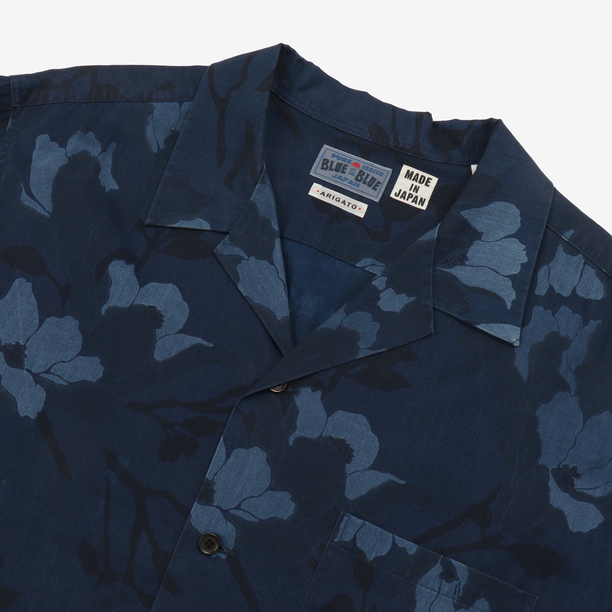 Indigo Flower Shirt