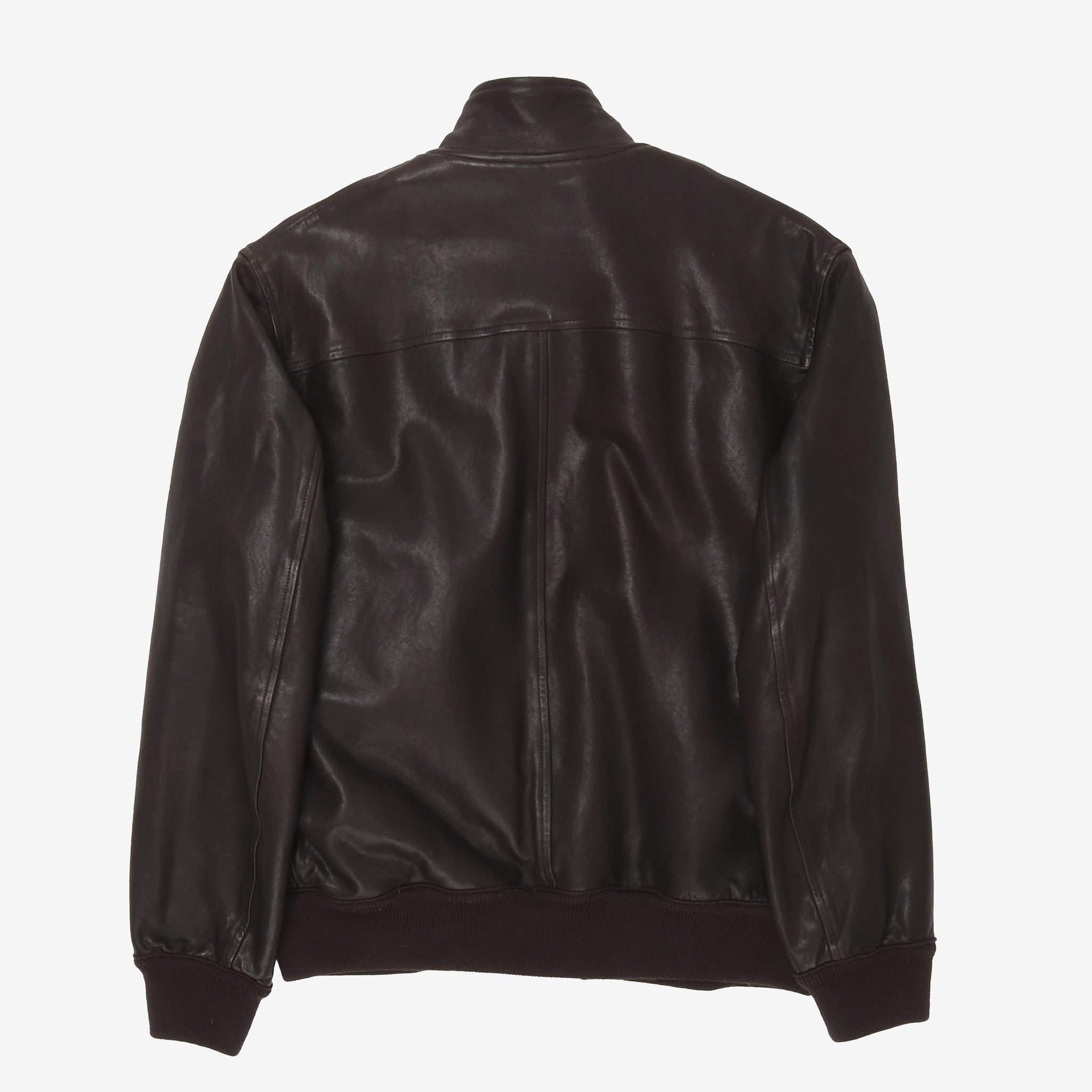 Leather Bomber Jacket