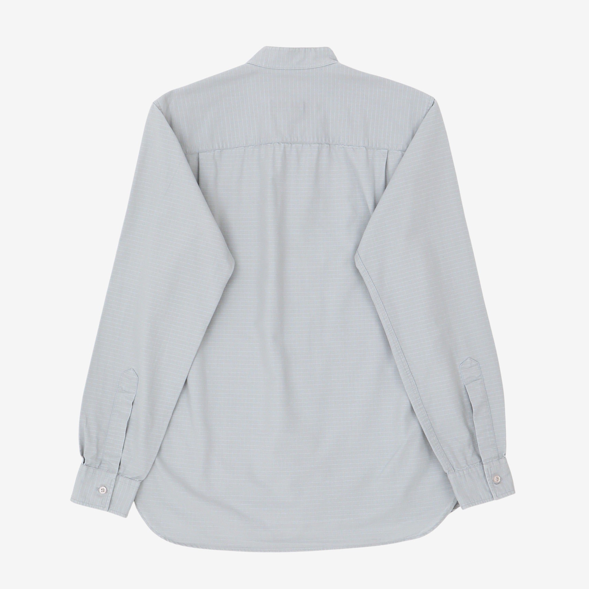 Ripstop Collarless Shirt