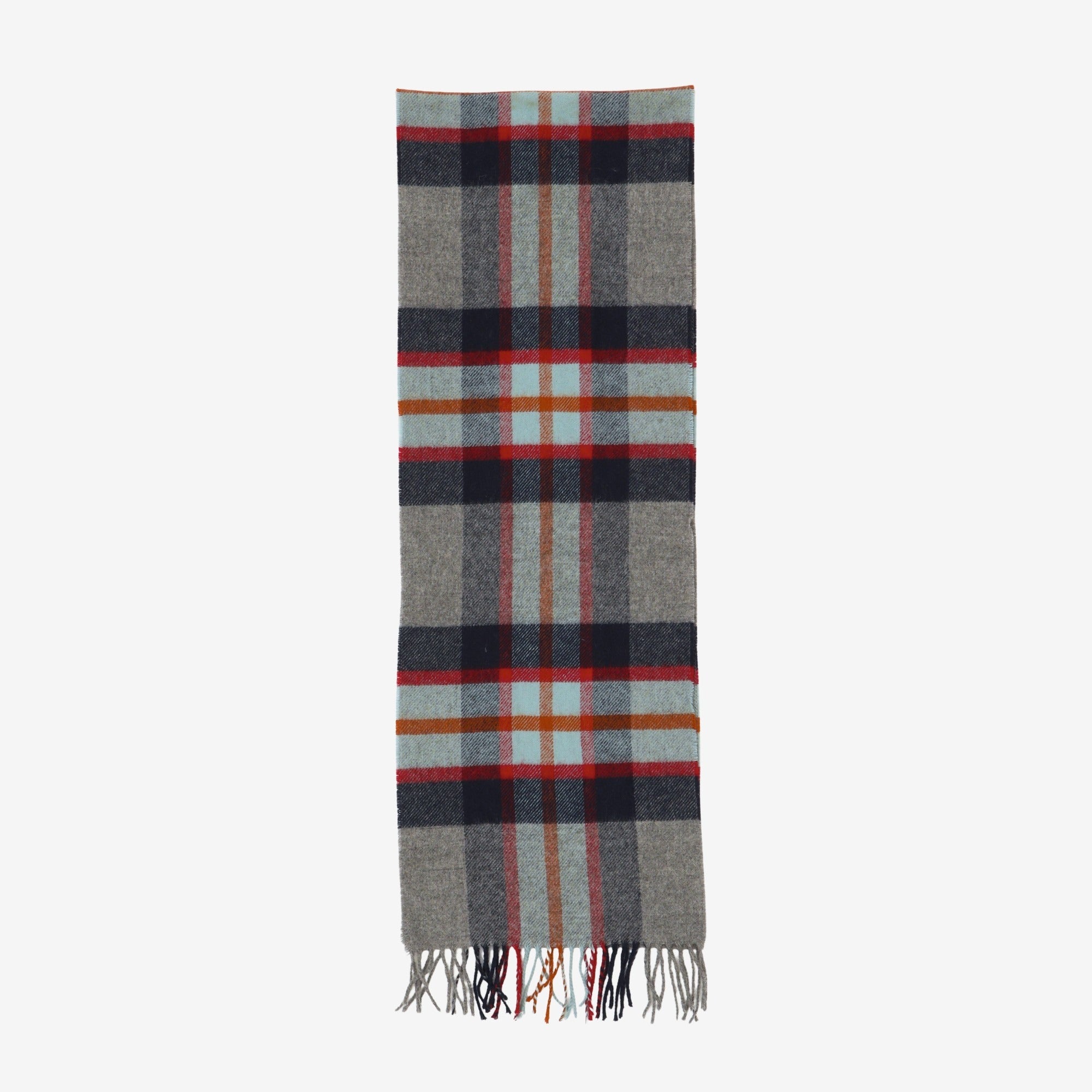 Wool Check Scarf