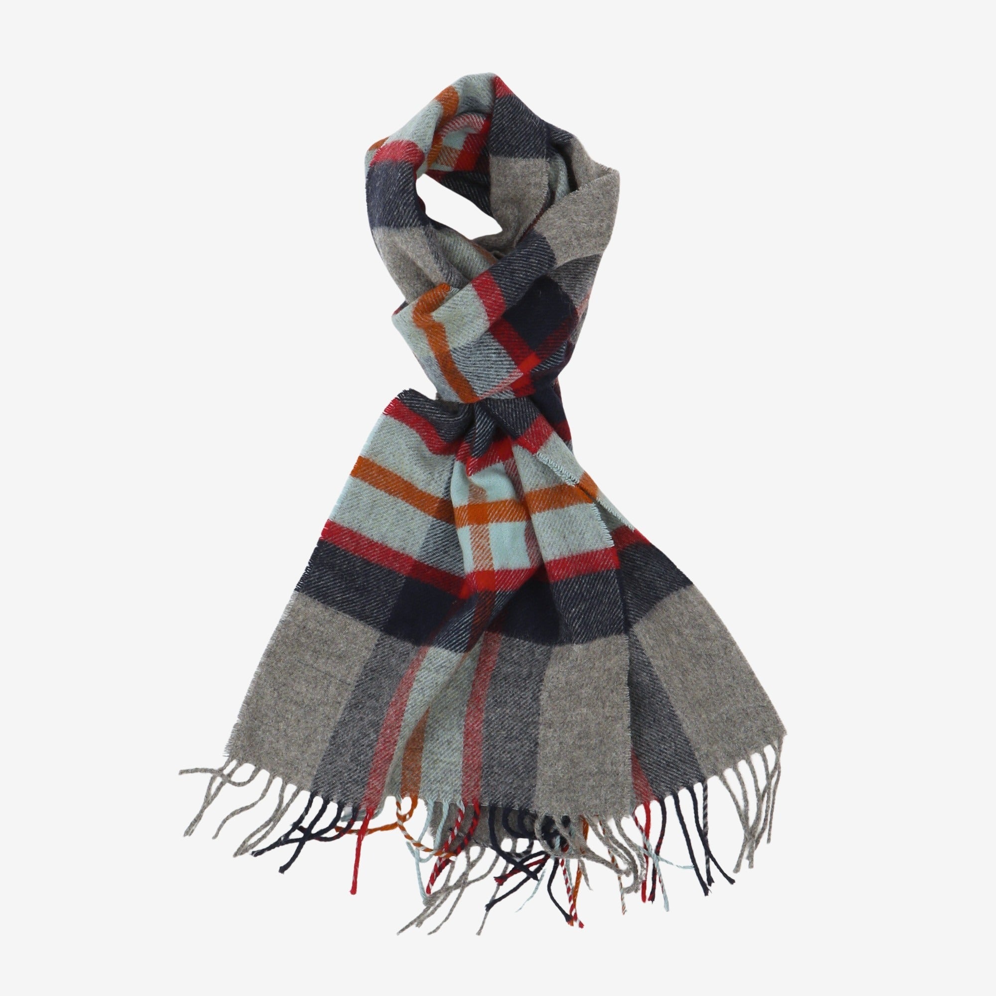 Wool Check Scarf