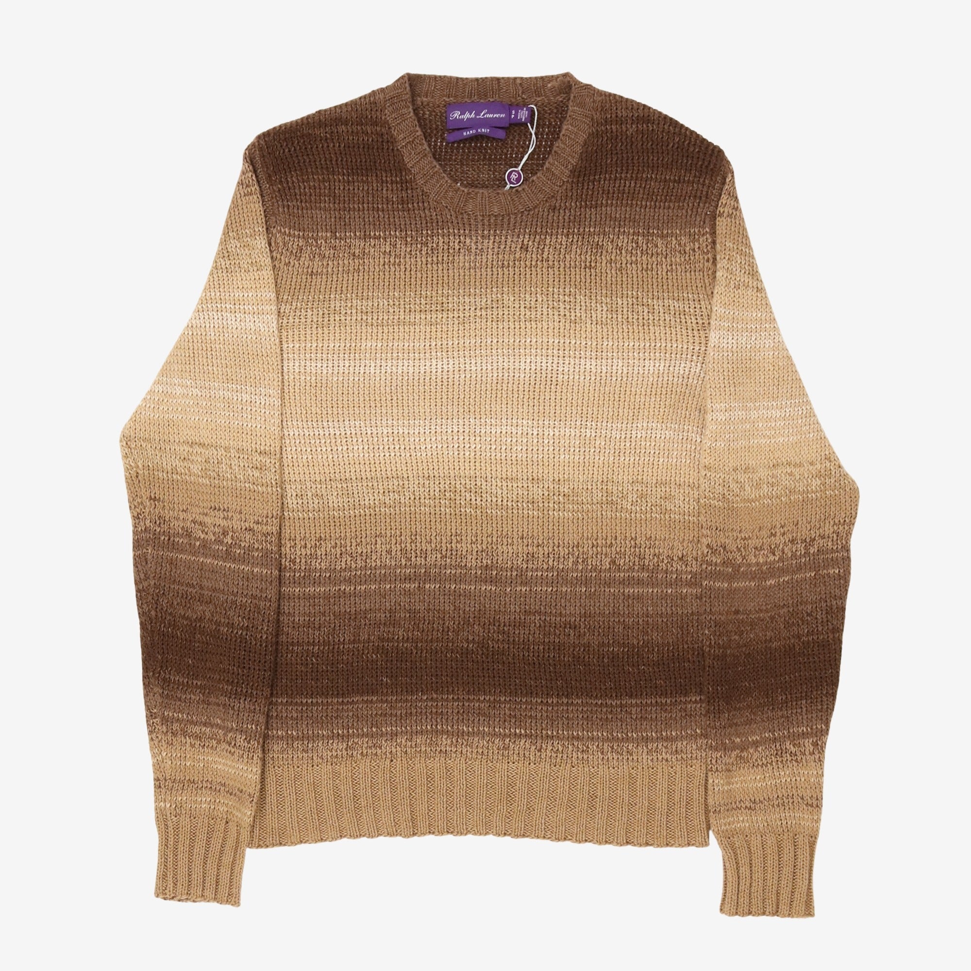 Purple Label Linen Blend Knit Jumper