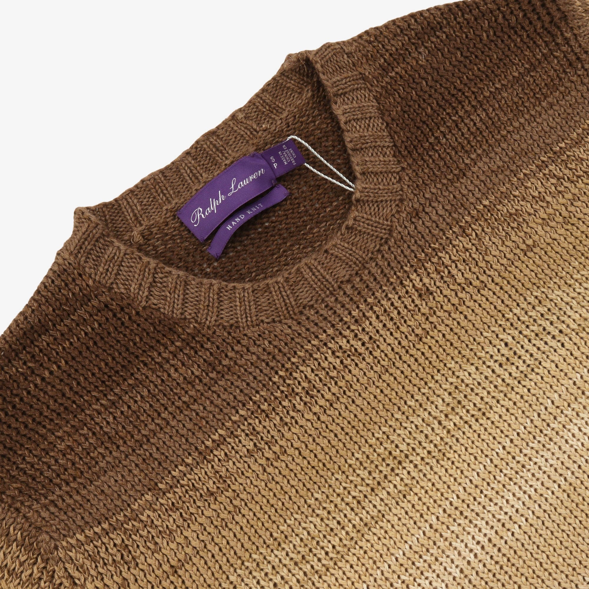 Purple Label Linen Blend Knit Jumper