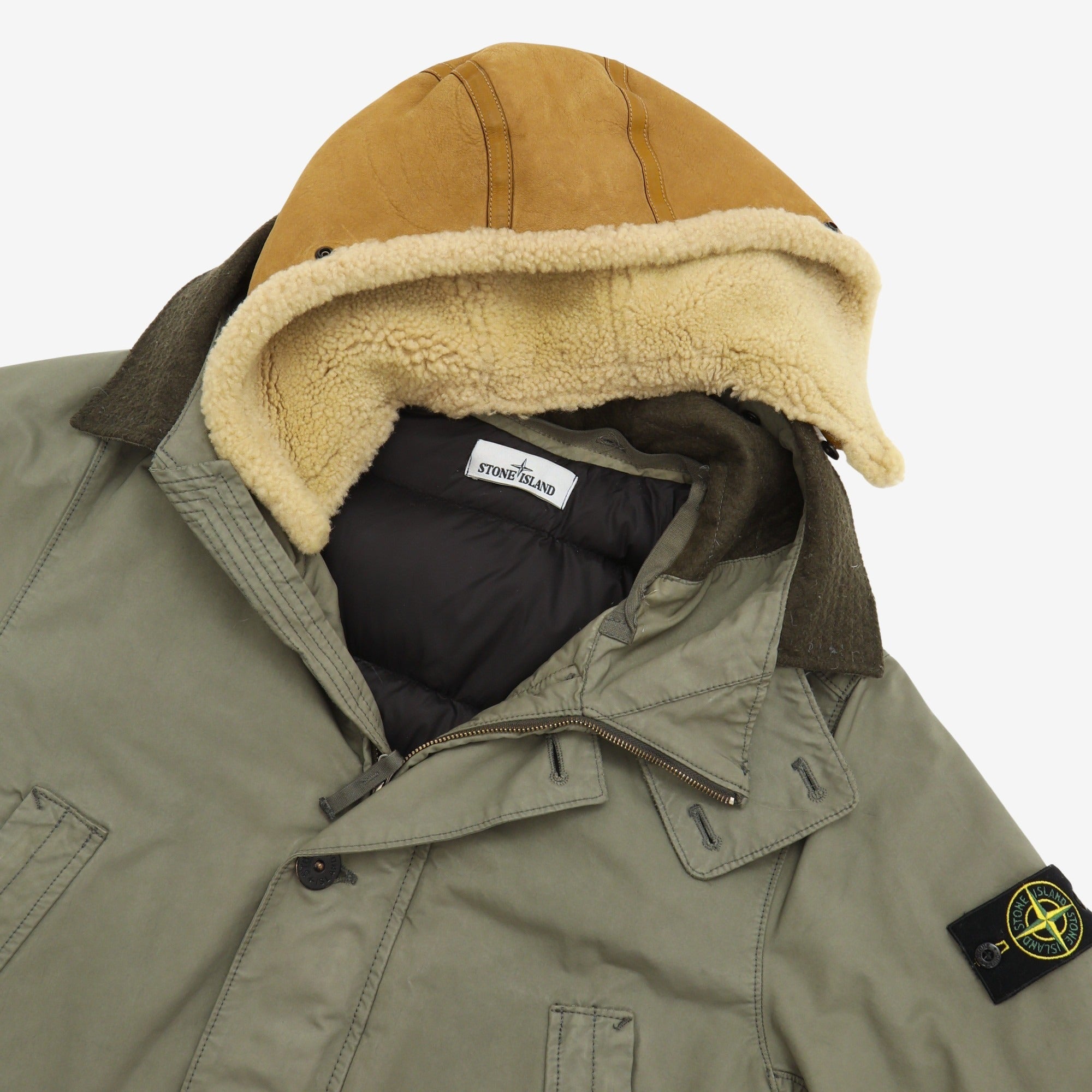 David-TC Down Parka + Removable Shearling Hood