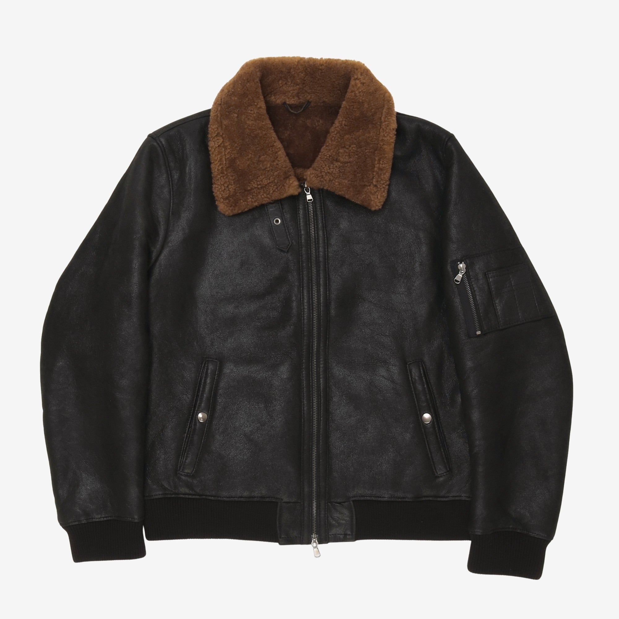 B-15 Leather Shearling Jacket