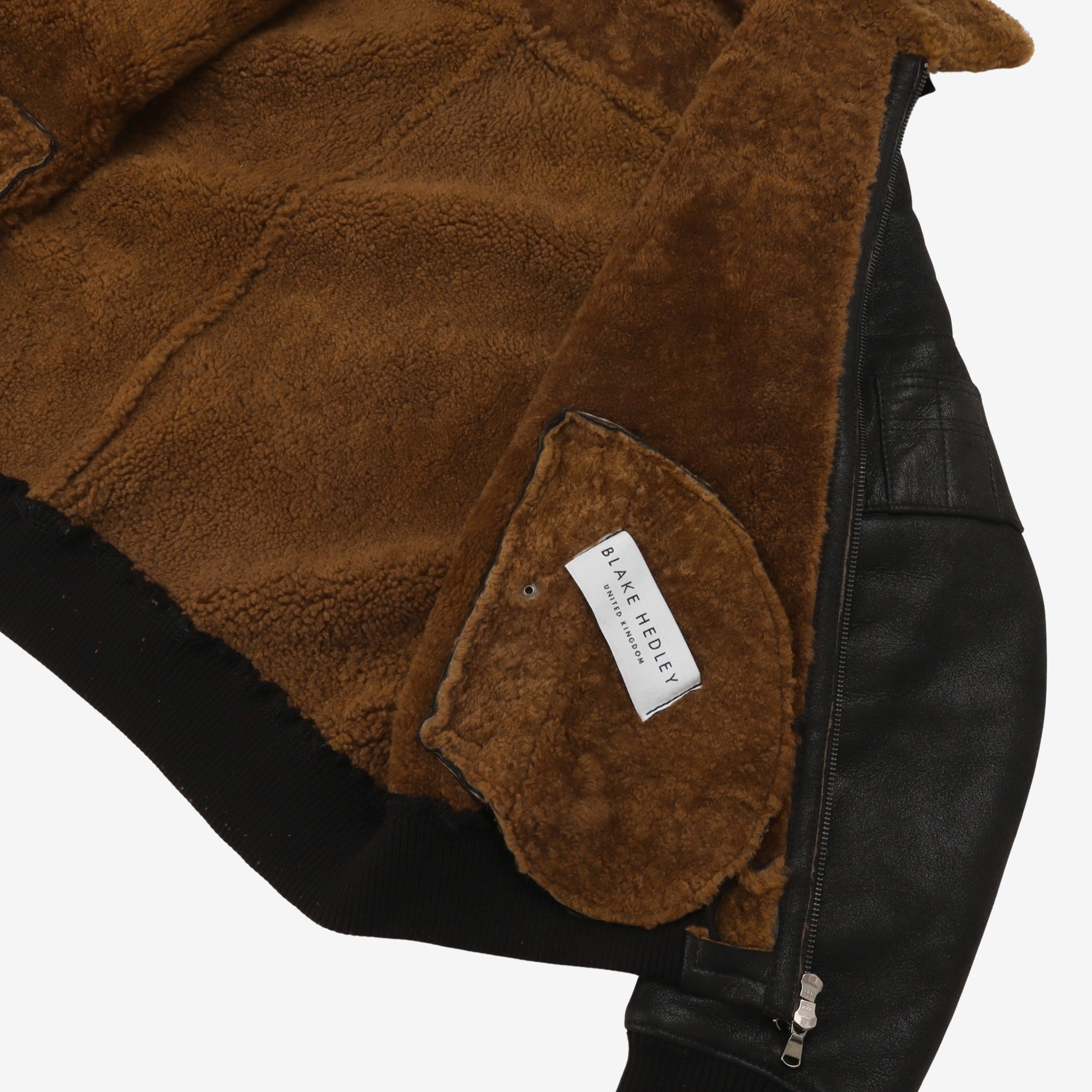 B-15 Leather Shearling Jacket