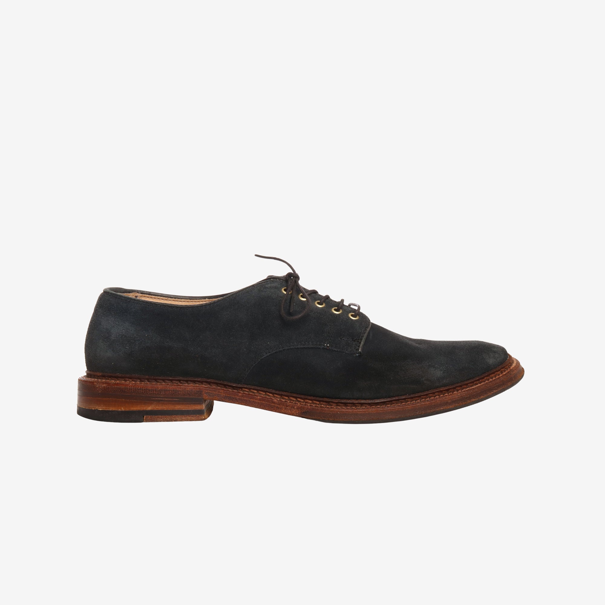 Frans Boone Plain Toe Suede Blucher