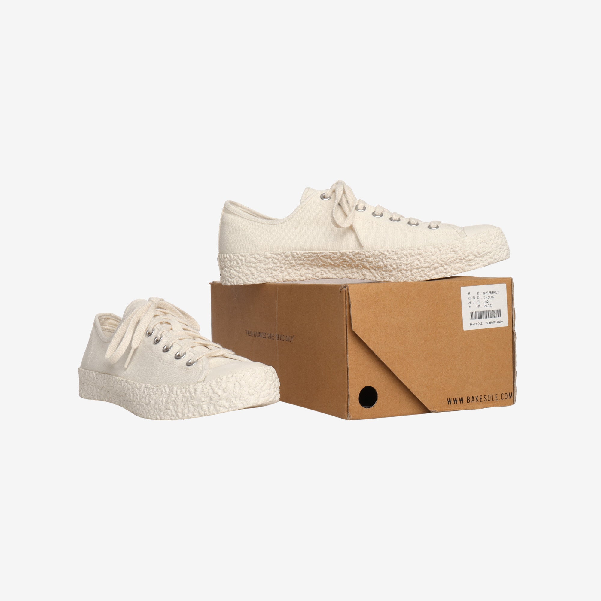 Choux Plain Canvas Trainer