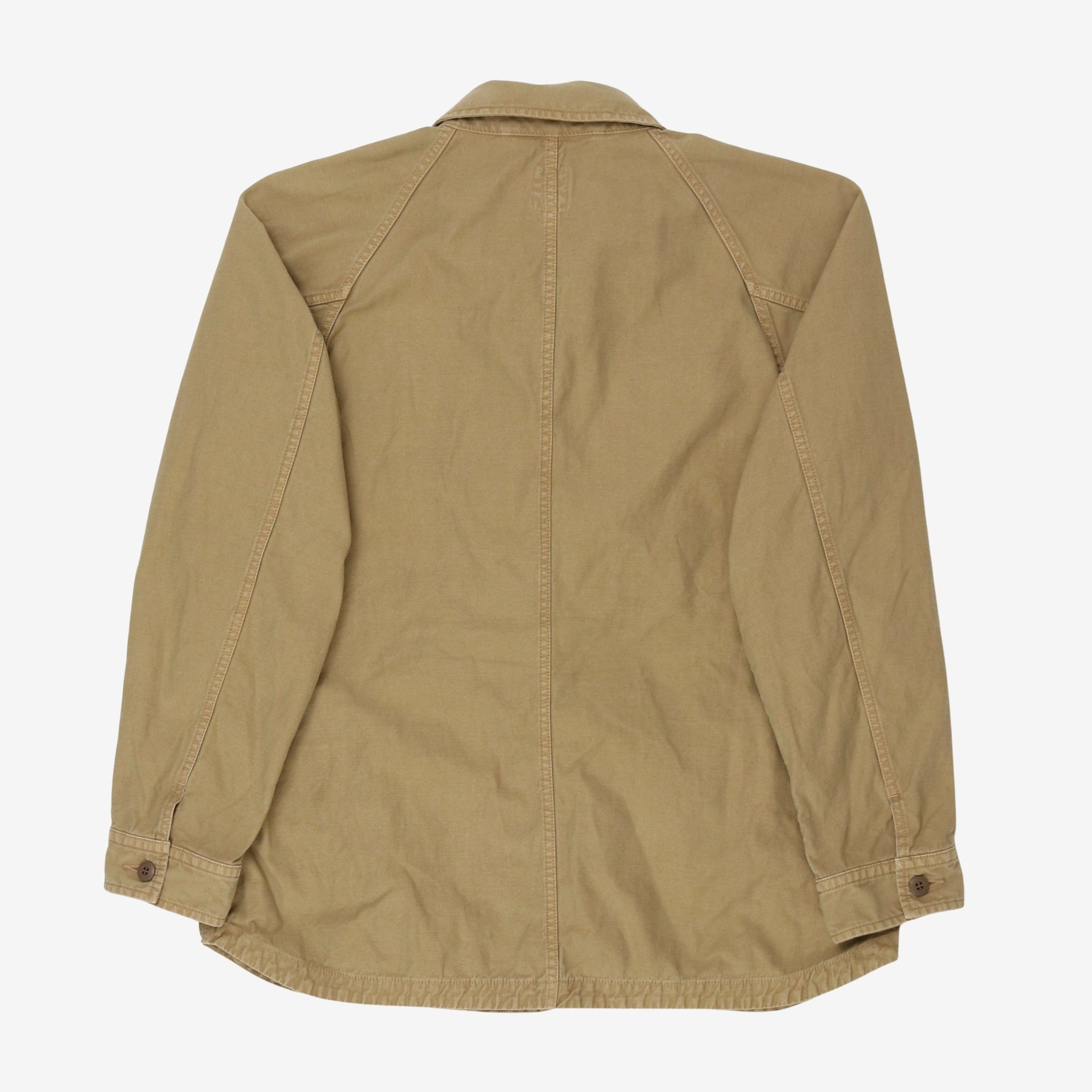 Back Satin Shirt Jacket