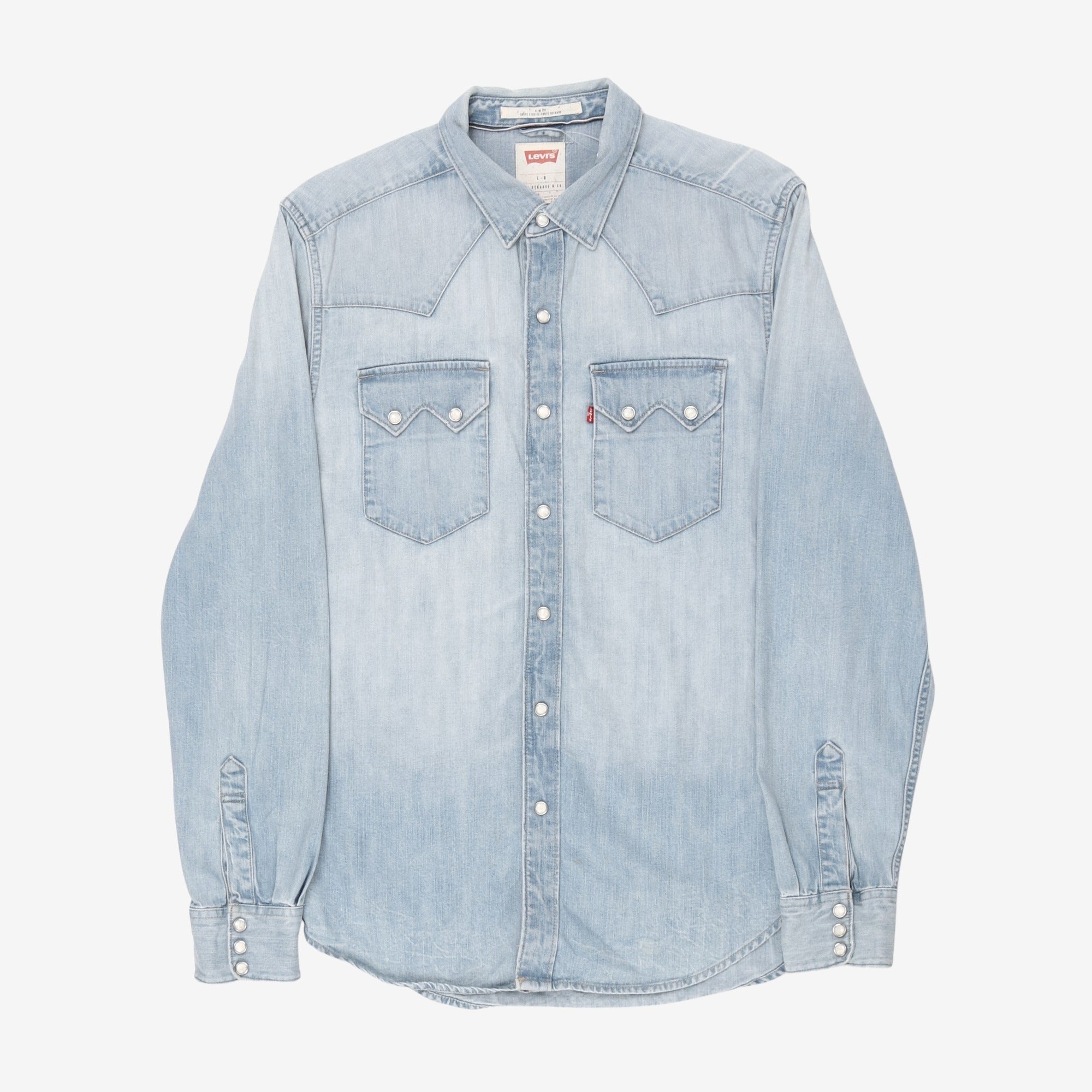 Slim Fit Denim Western Shirt