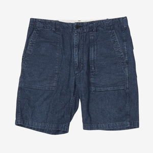 Denim Fatigue Shorts