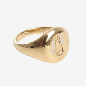 Pineapple Signet Ring