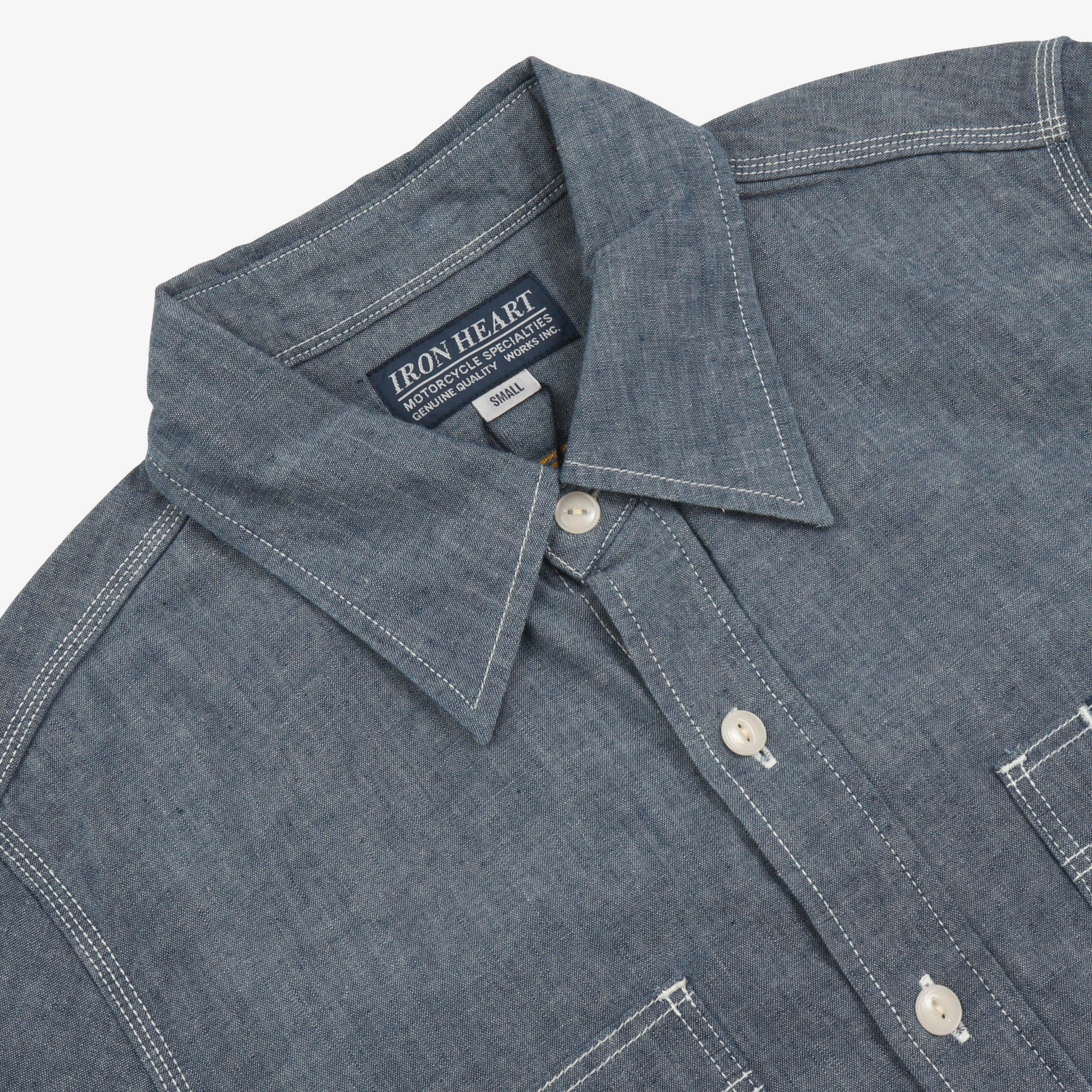 5.5oz Chambray SS Work Shirt