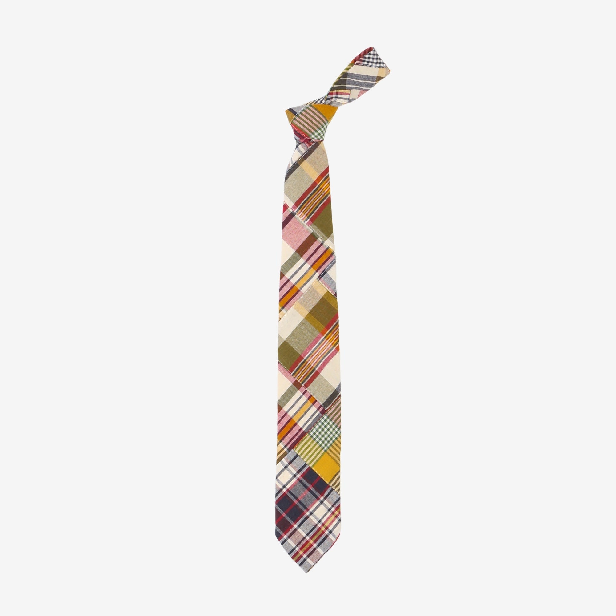 Madras Check Tie