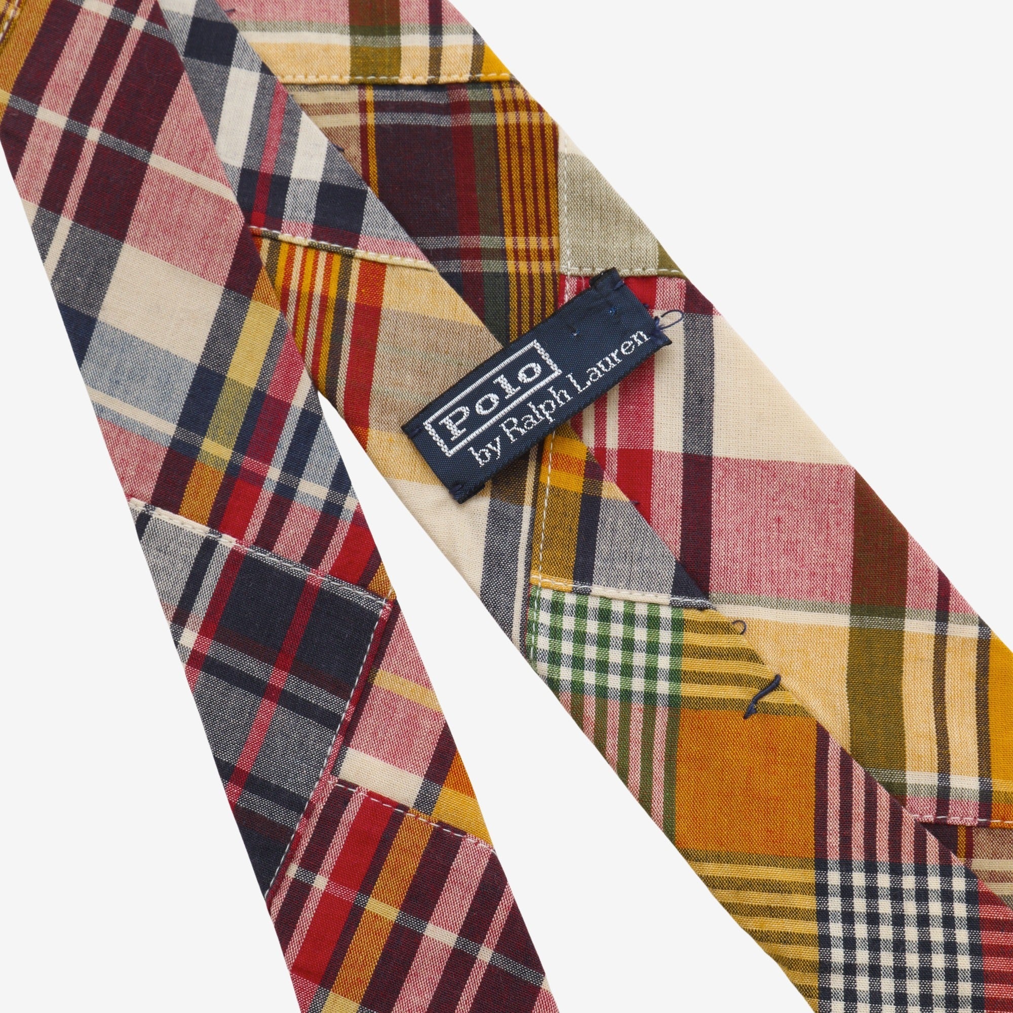 Madras Check Tie